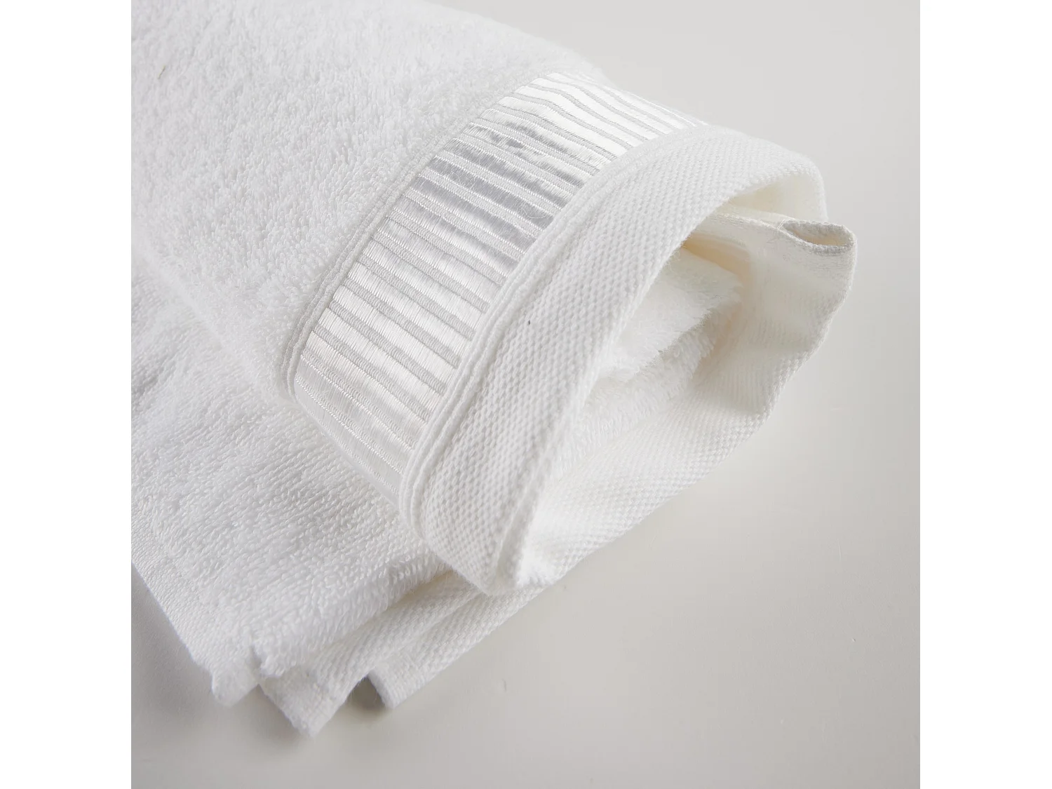 Badetuch Alicanty mittelweiß 50 x 90