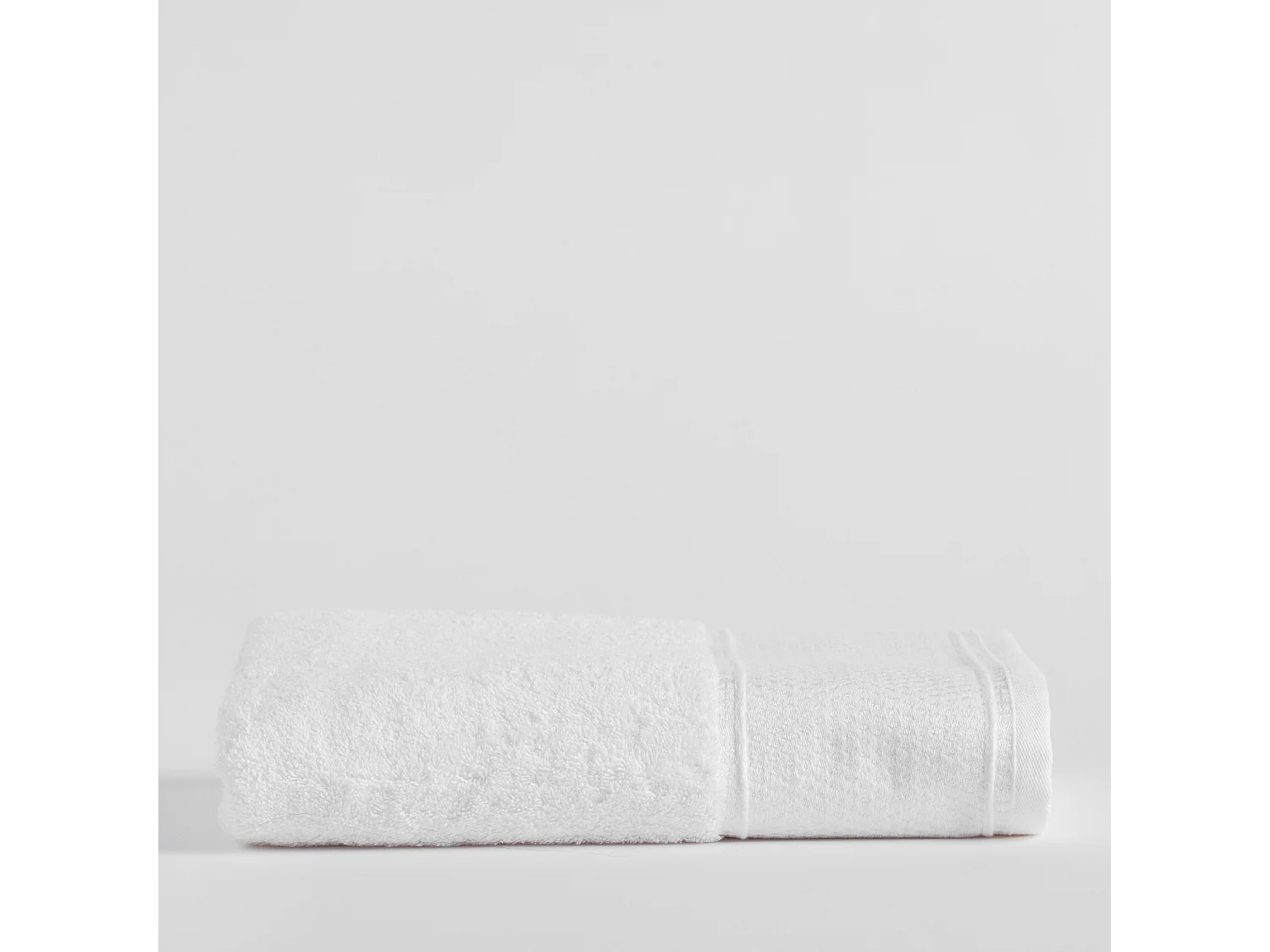 Handtuch aus ägyptischer Baumwolle Destello mittelweiß 100 x 140