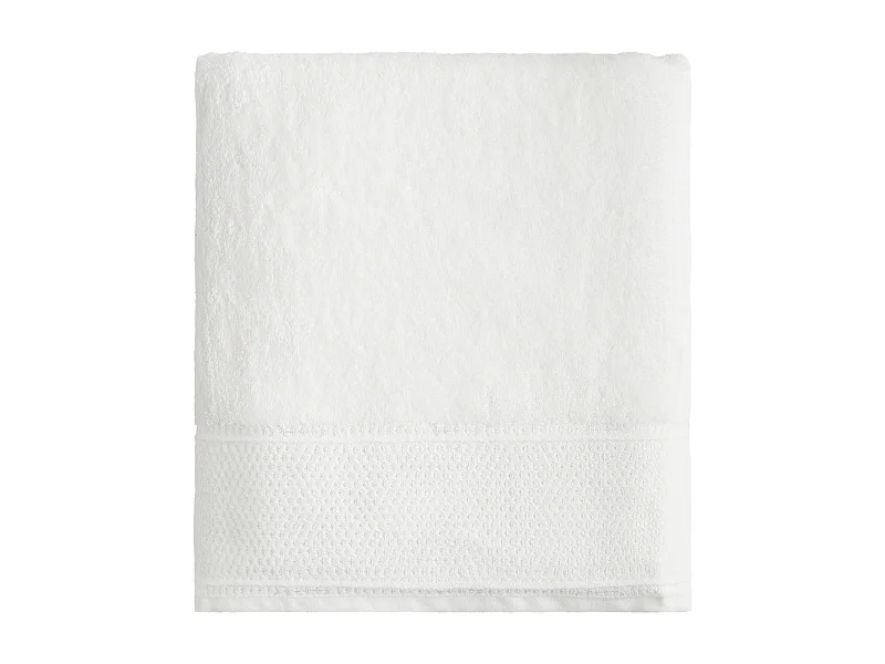 Handtuch aus ägyptischer Baumwolle Destello mittelweiß 100 x 140