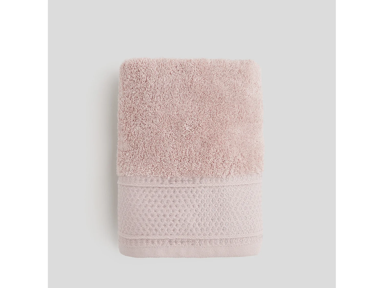 Handtuch aus ägyptischer Baumwolle Destello blassrosa 50x90 cm