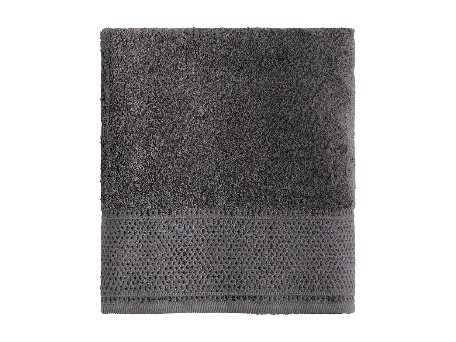 Handtuch aus ägyptischer Baumwolle Destello Dunkelgrau 100x140