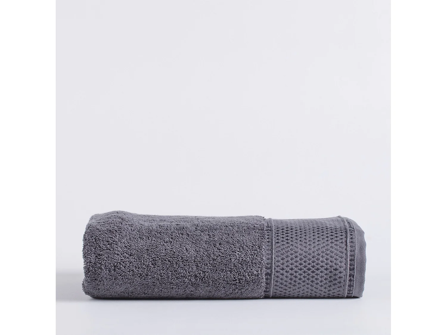 Handtuch aus ägyptischer Baumwolle Destello Dunkelgrau 100x140