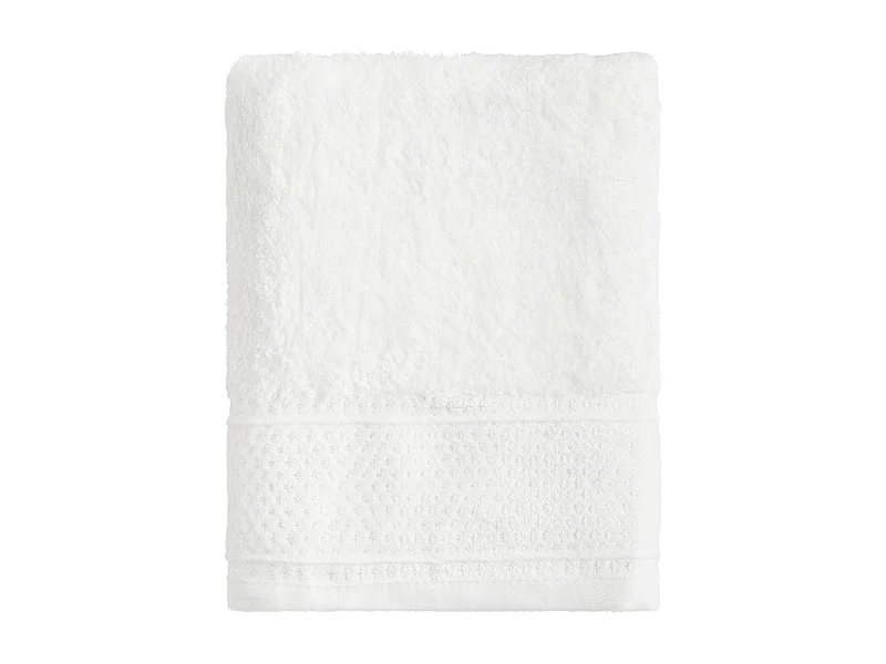 Handtuch aus ägyptischer Baumwolle Destello mittelweiß 50x90