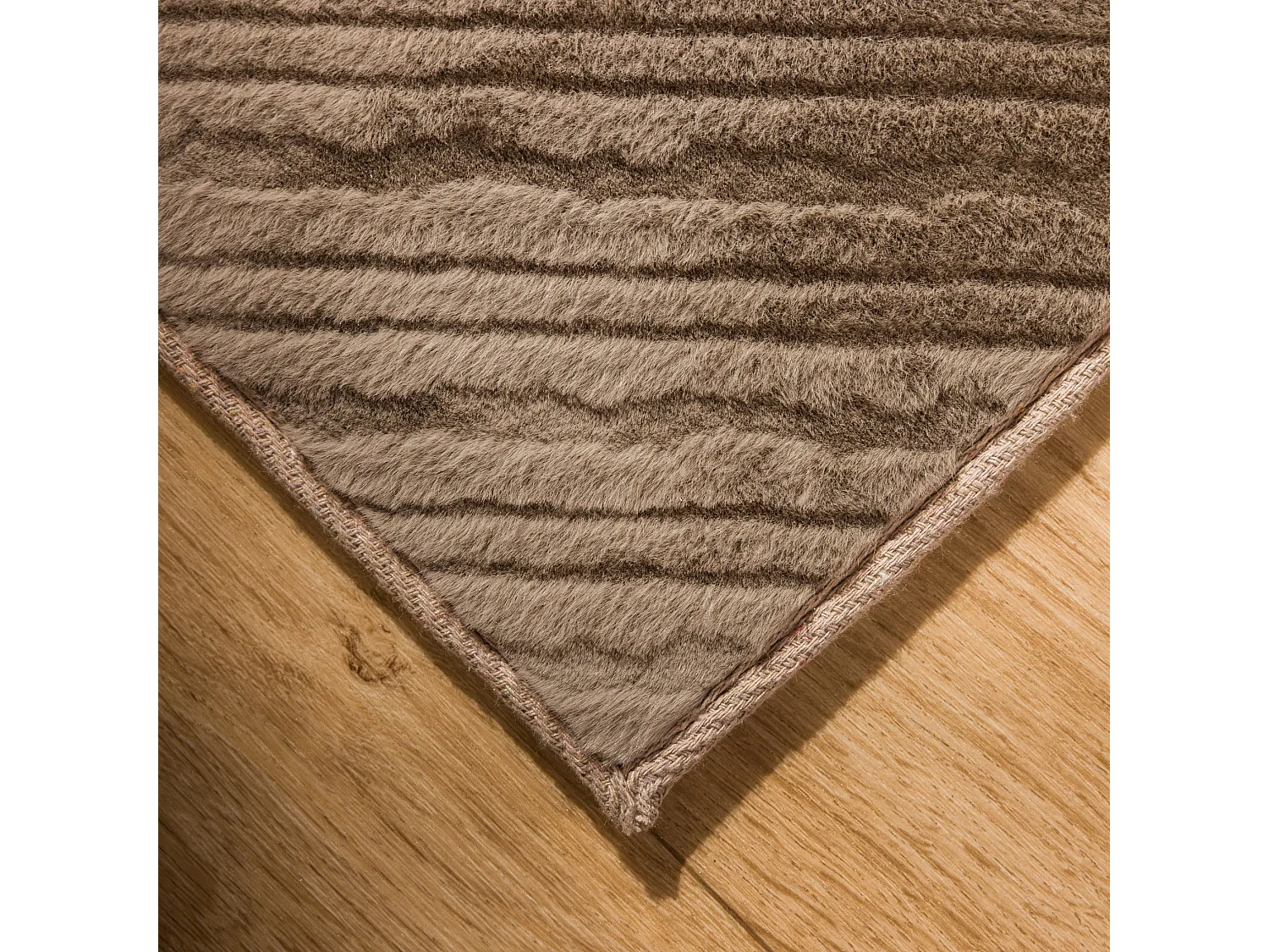 Badteppich Pufos Hellbraun 60x80