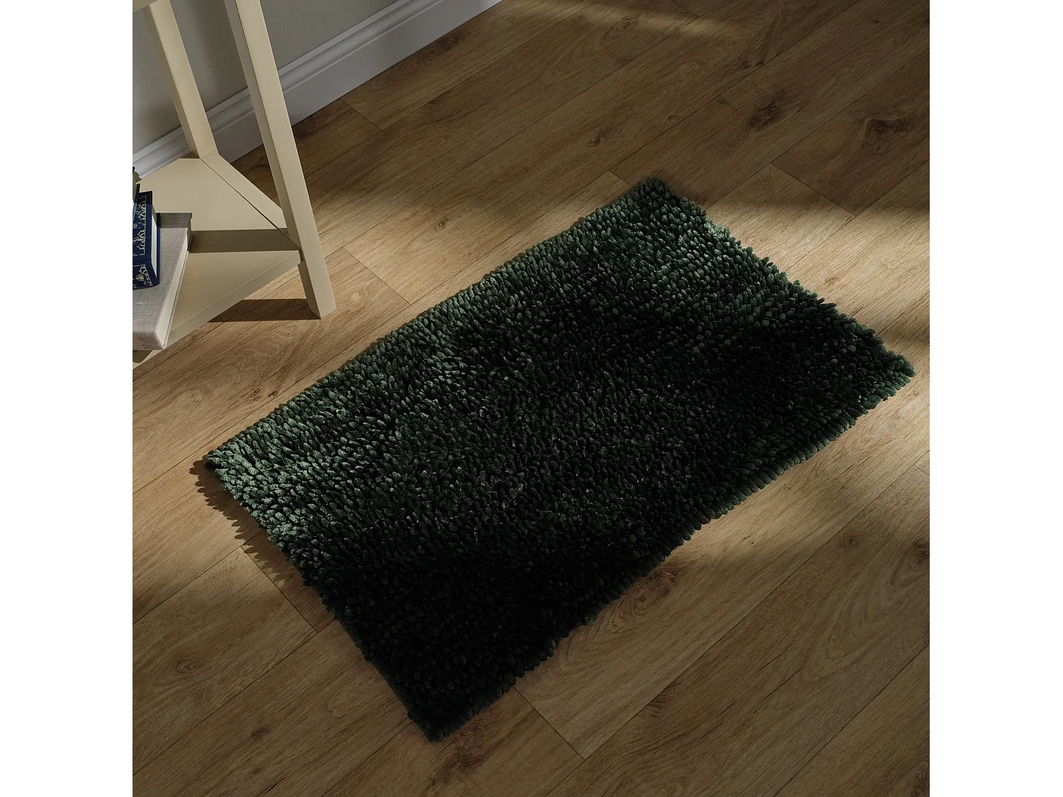 Badteppich Nimossos Dunkelgrün 50 x 80