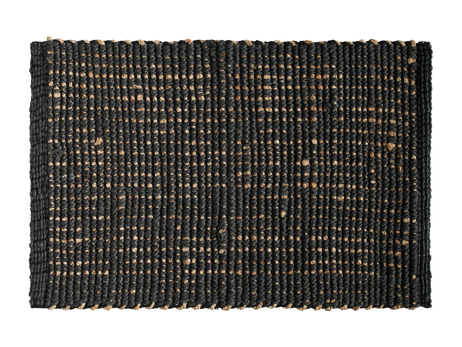 Badteppich Silva Mittelschwarz 60 x 90