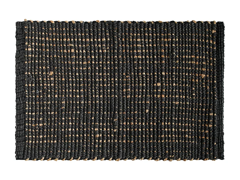 Badteppich Silva Mittelschwarz 60 x 90