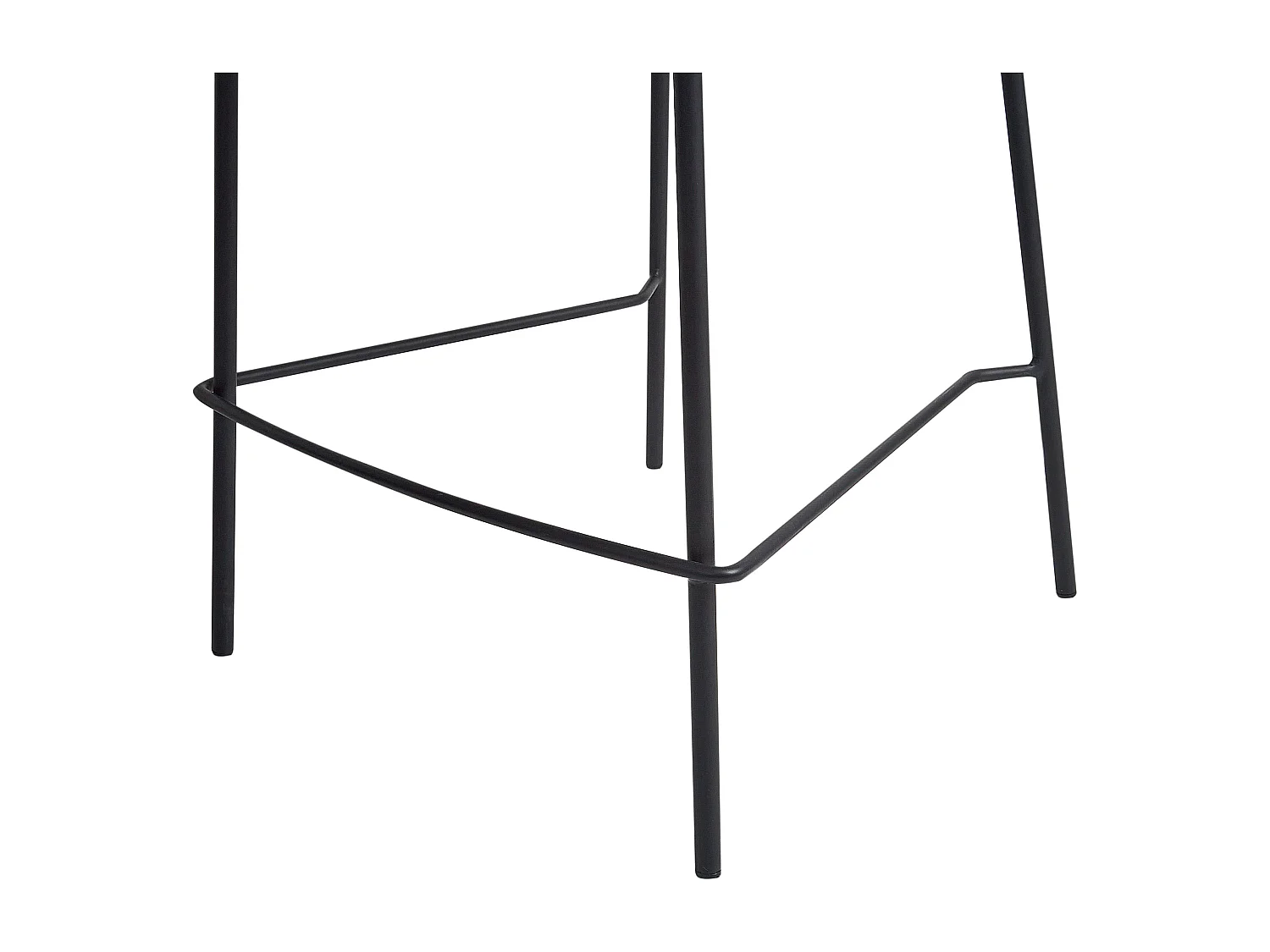 Conjunto de 2 bancos de bar DUETTE Veludo Verde-oliva