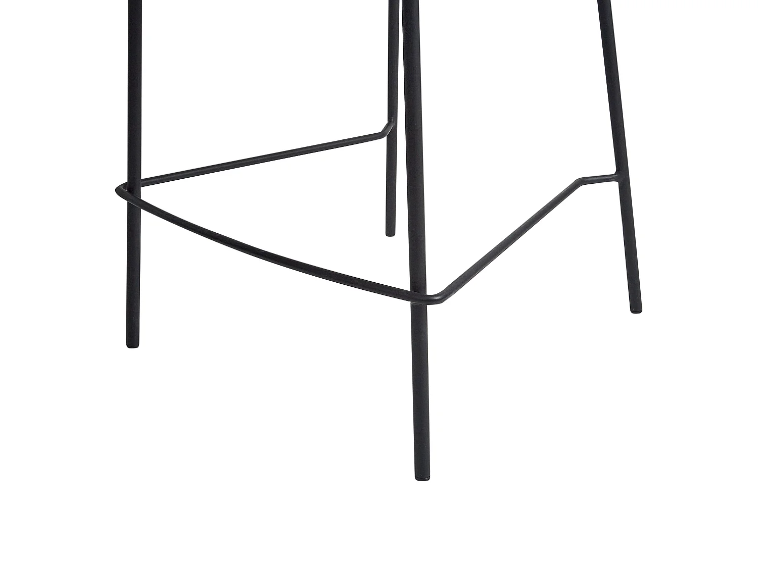 Lot de 2 chaises de bar DUETTE Velours Vert olive
