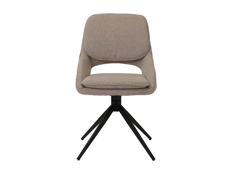 Chaise de salle à manger MCW-N73 (lot de 2),  beige