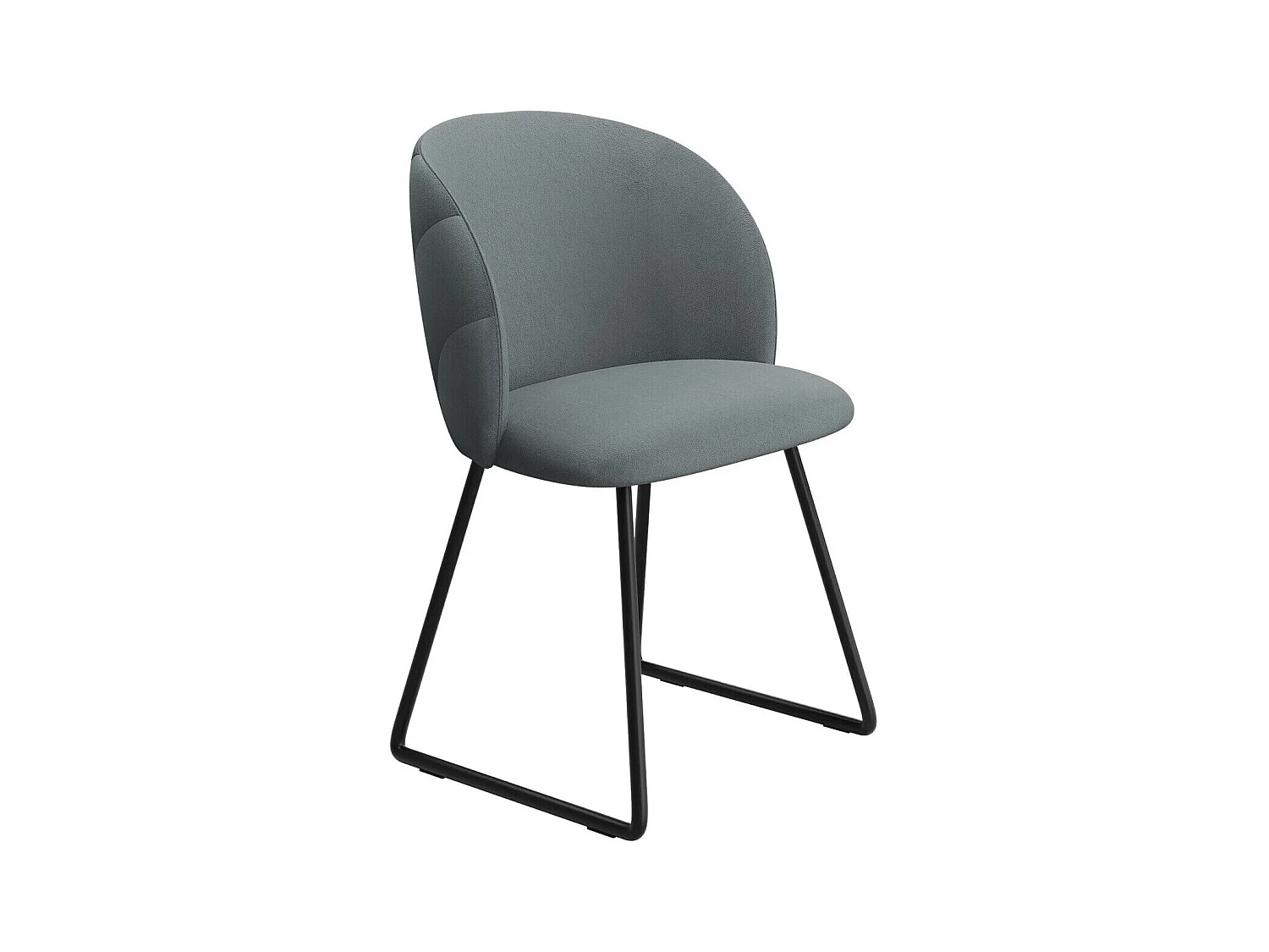 Chaise Sparks 202, 80x51x53cm, Tapisserie, Métallique, Stratifié|Bois