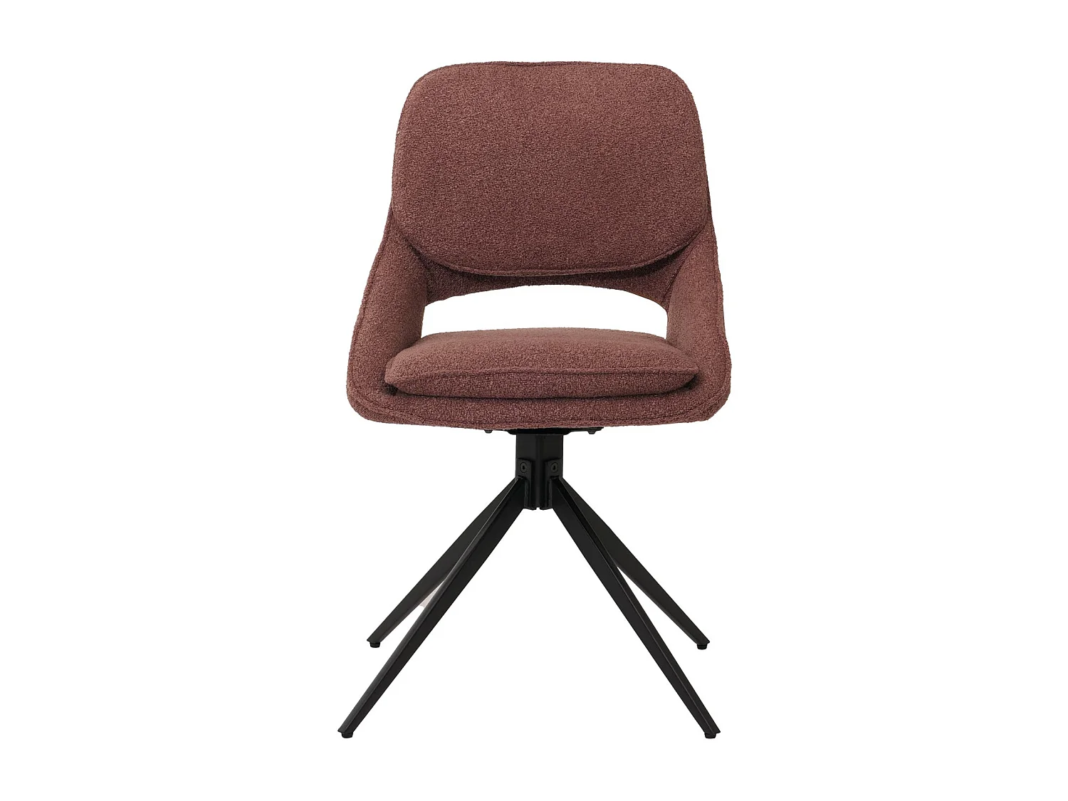 Chaise de salle à manger MCW-N73 (lot de 2),  marron