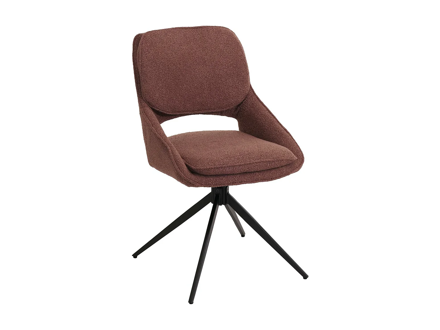 Chaise de salle à manger MCW-N73 (lot de 2),  marron