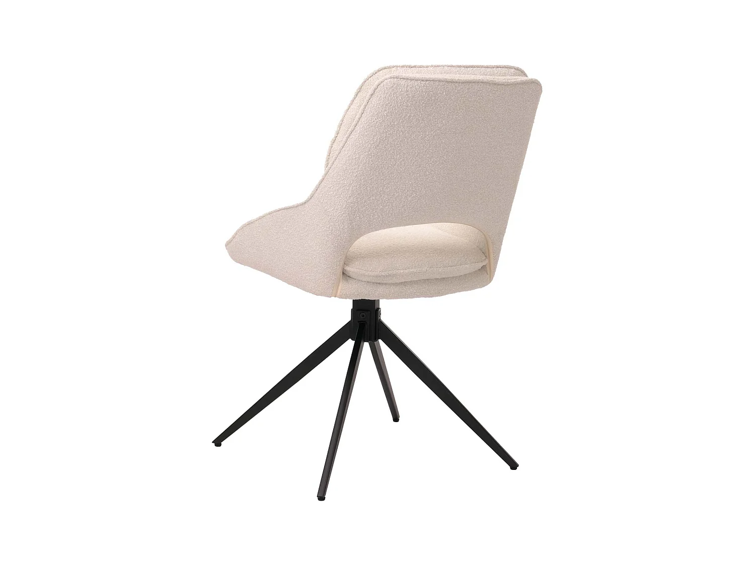Chaise de salle à manger MCW-N73 (lot de 2),  crème