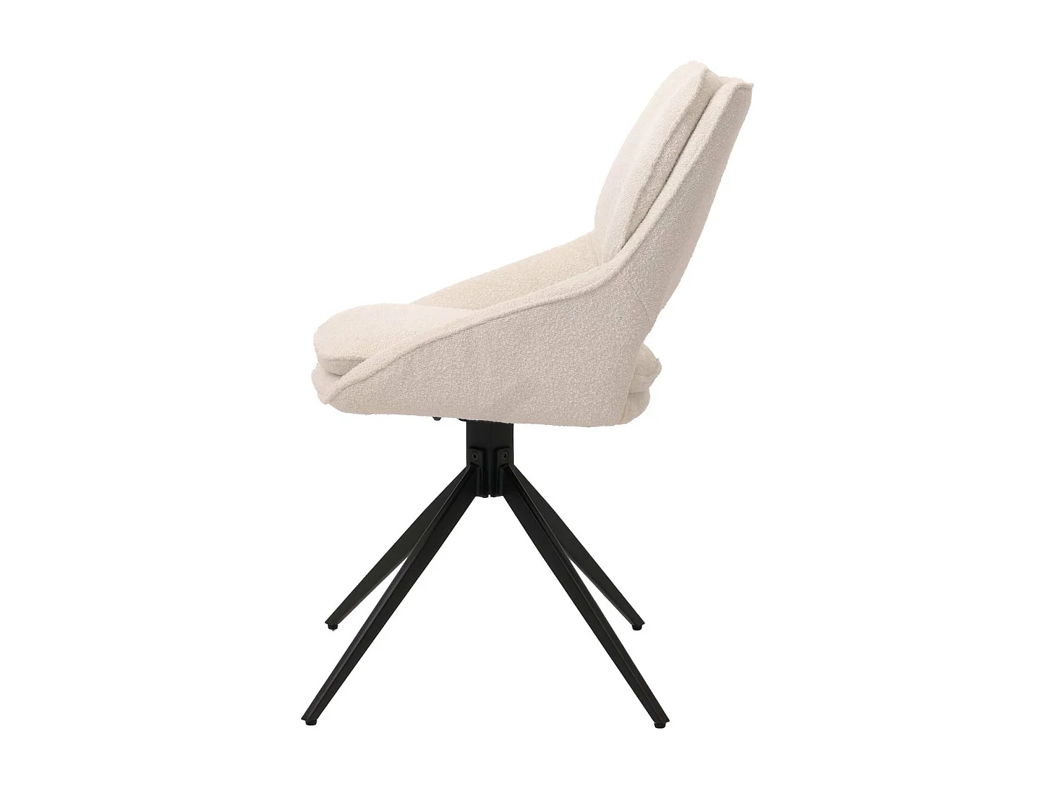Chaise de salle à manger MCW-N73 (lot de 2),  crème
