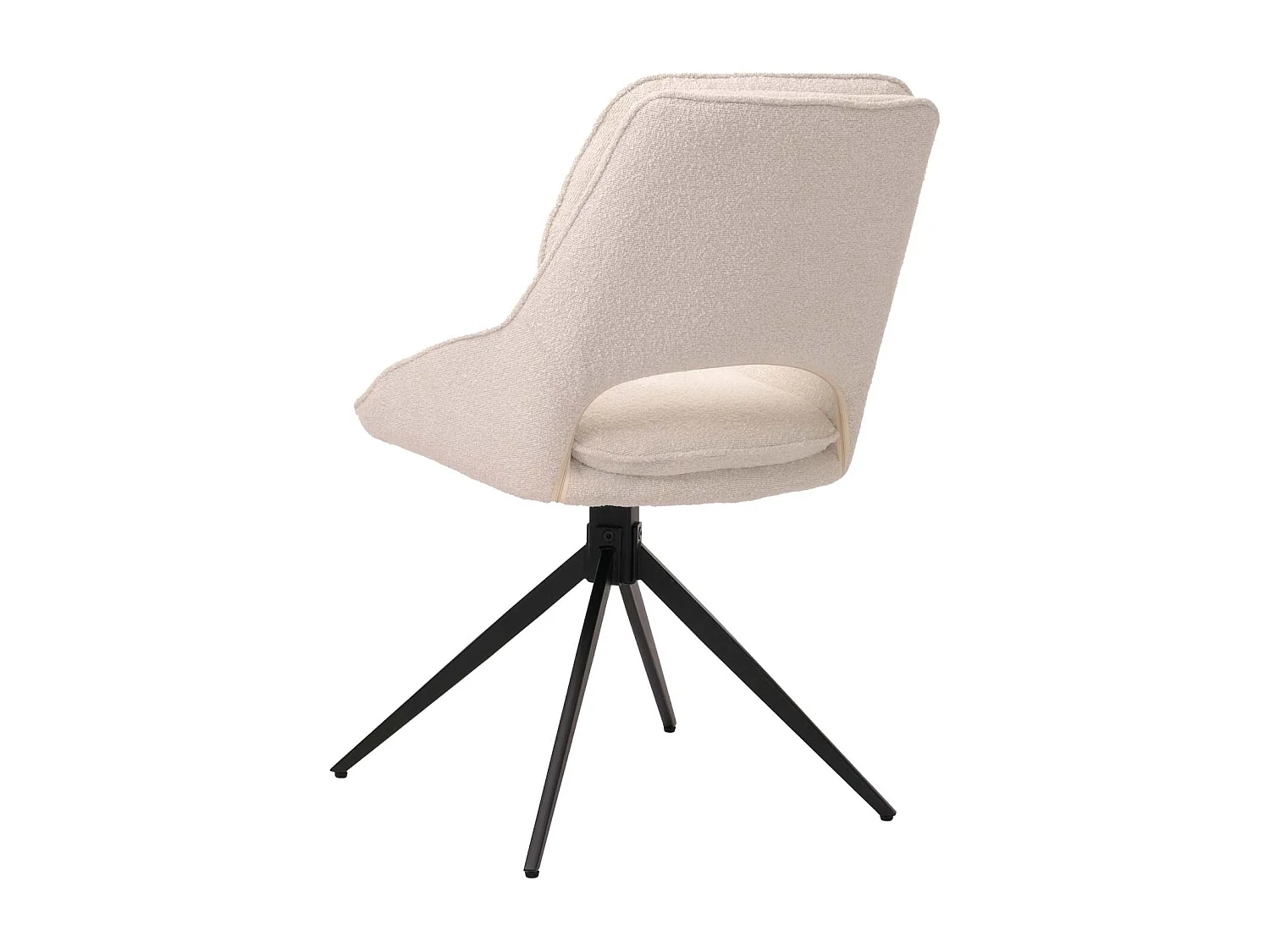 Chaise de salle à manger MCW-N73 (lot de 2),  crème