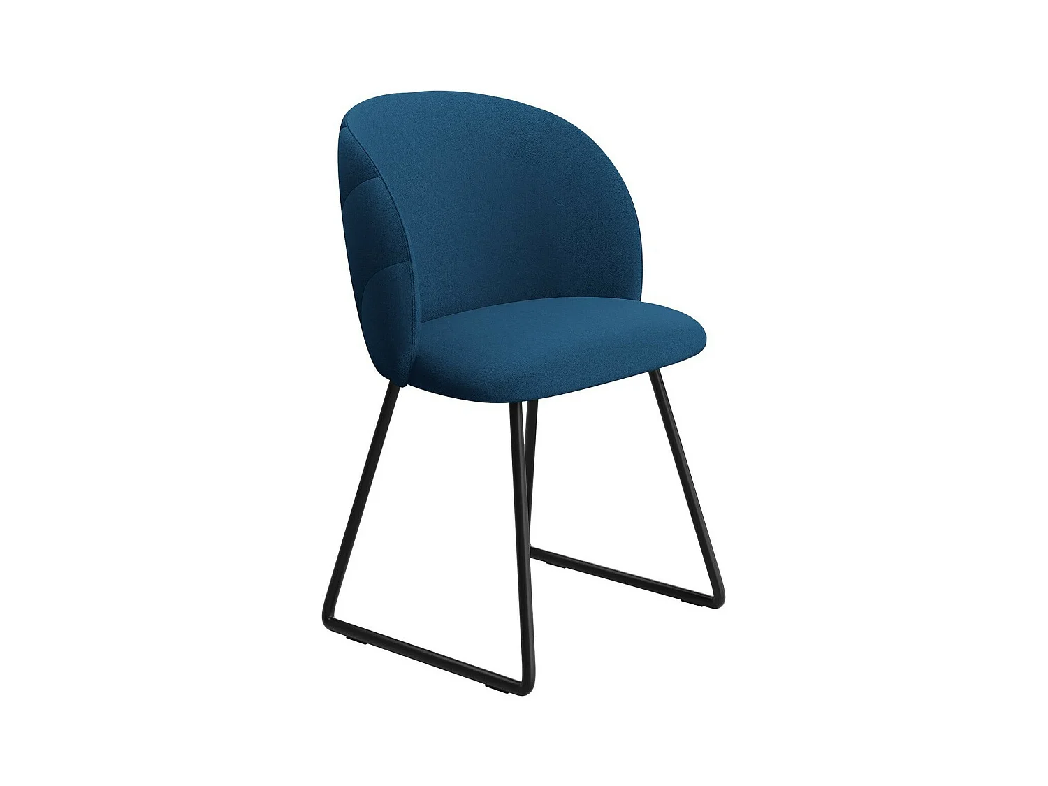 Chaise Sparks 202, 80x51x53cm, Tapisserie, Métallique, Stratifié|Bois