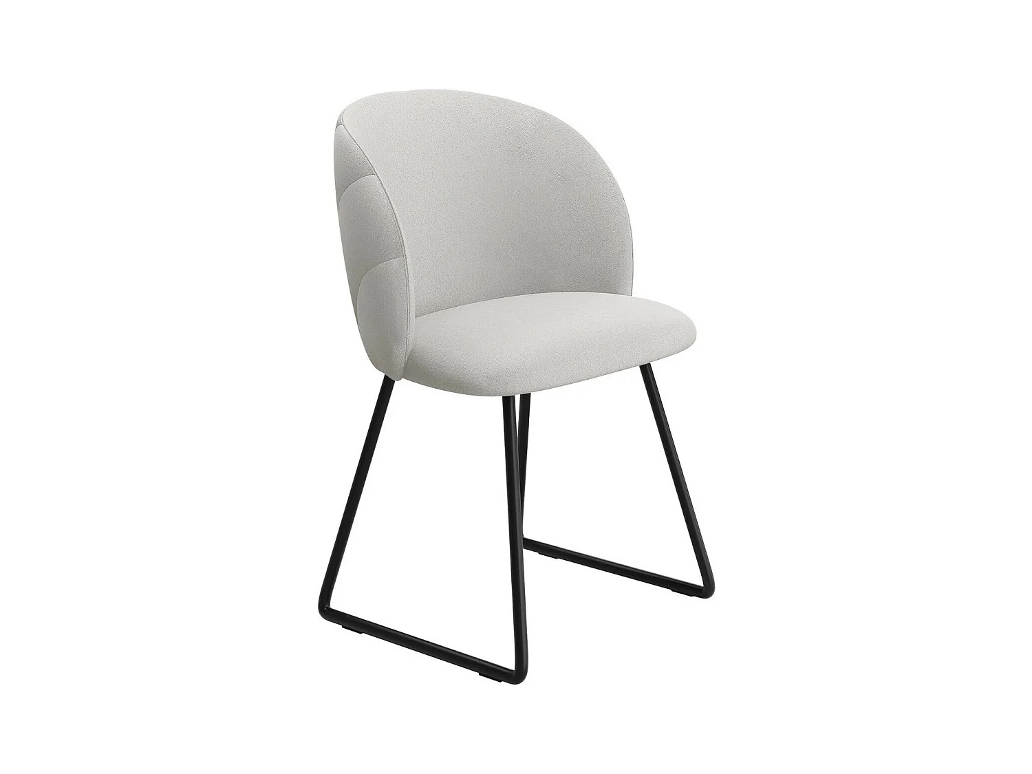 Chaise Sparks 202, 80x51x53cm, Tapisserie, Métallique, Stratifié|Bois