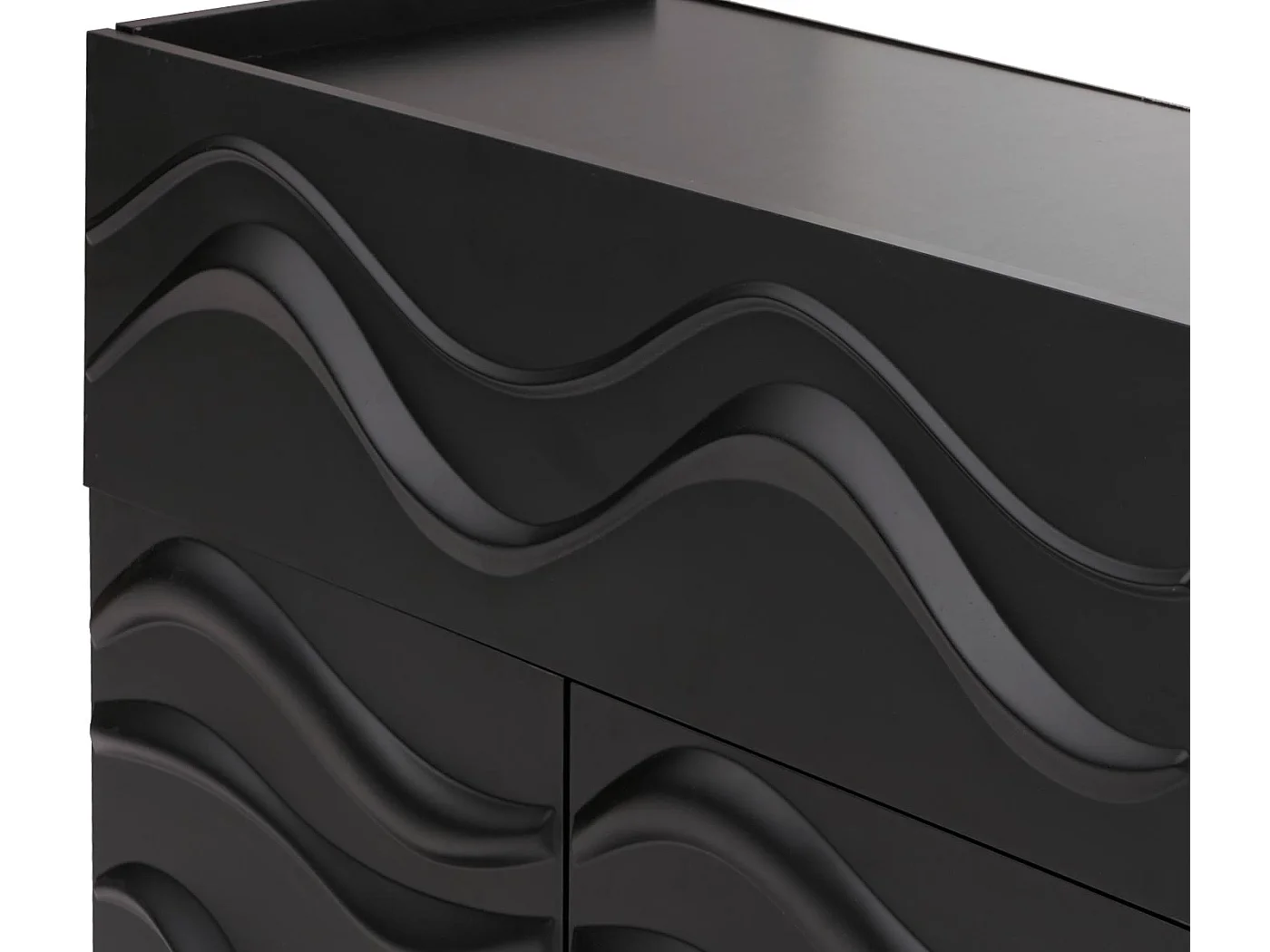 Commode MCW-N86,  zwart