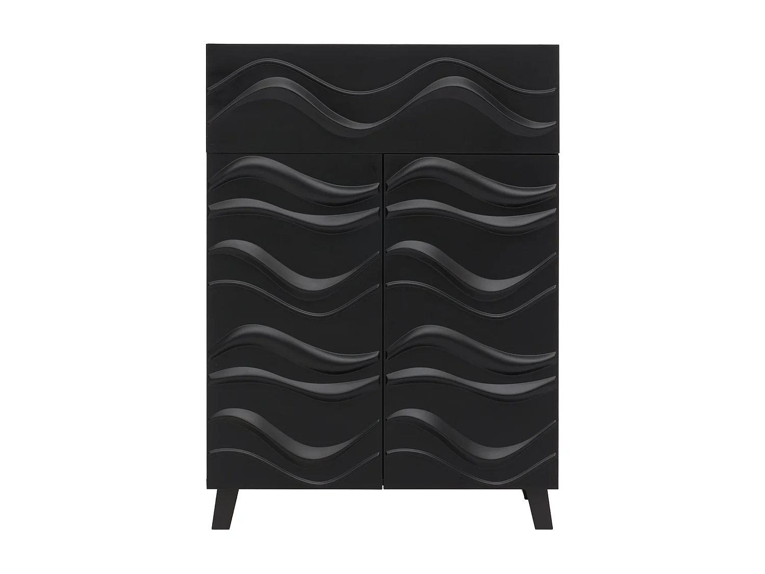 Commode MCW-N86,  zwart