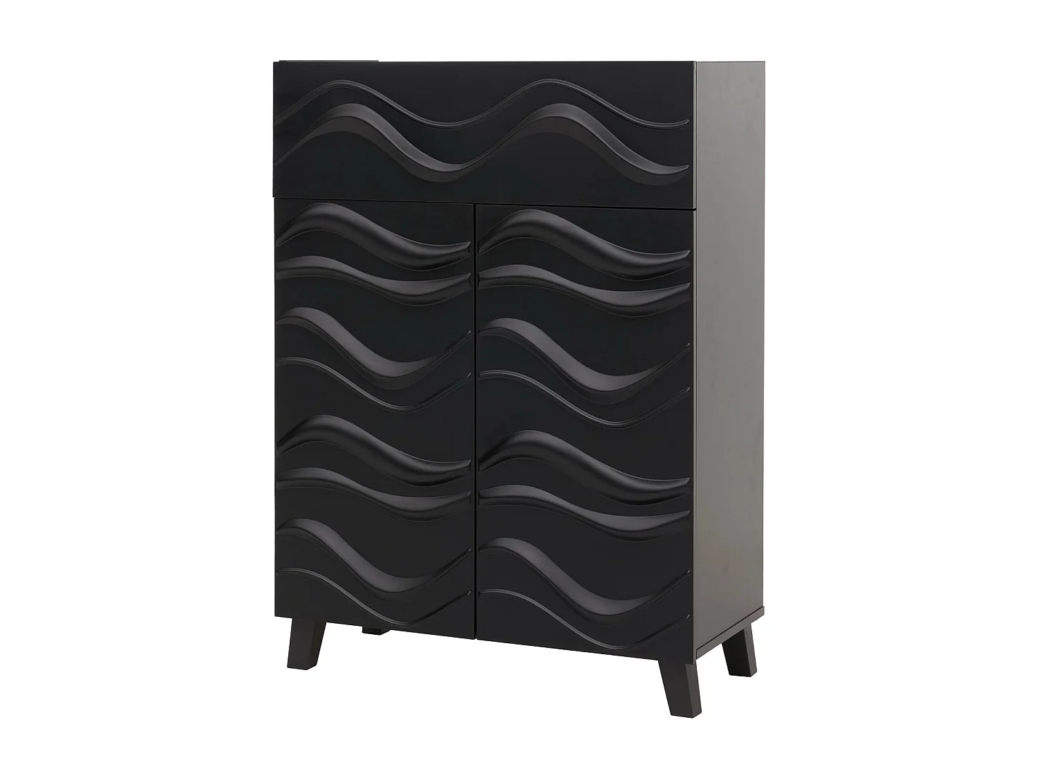 Commode MCW-N86,  zwart