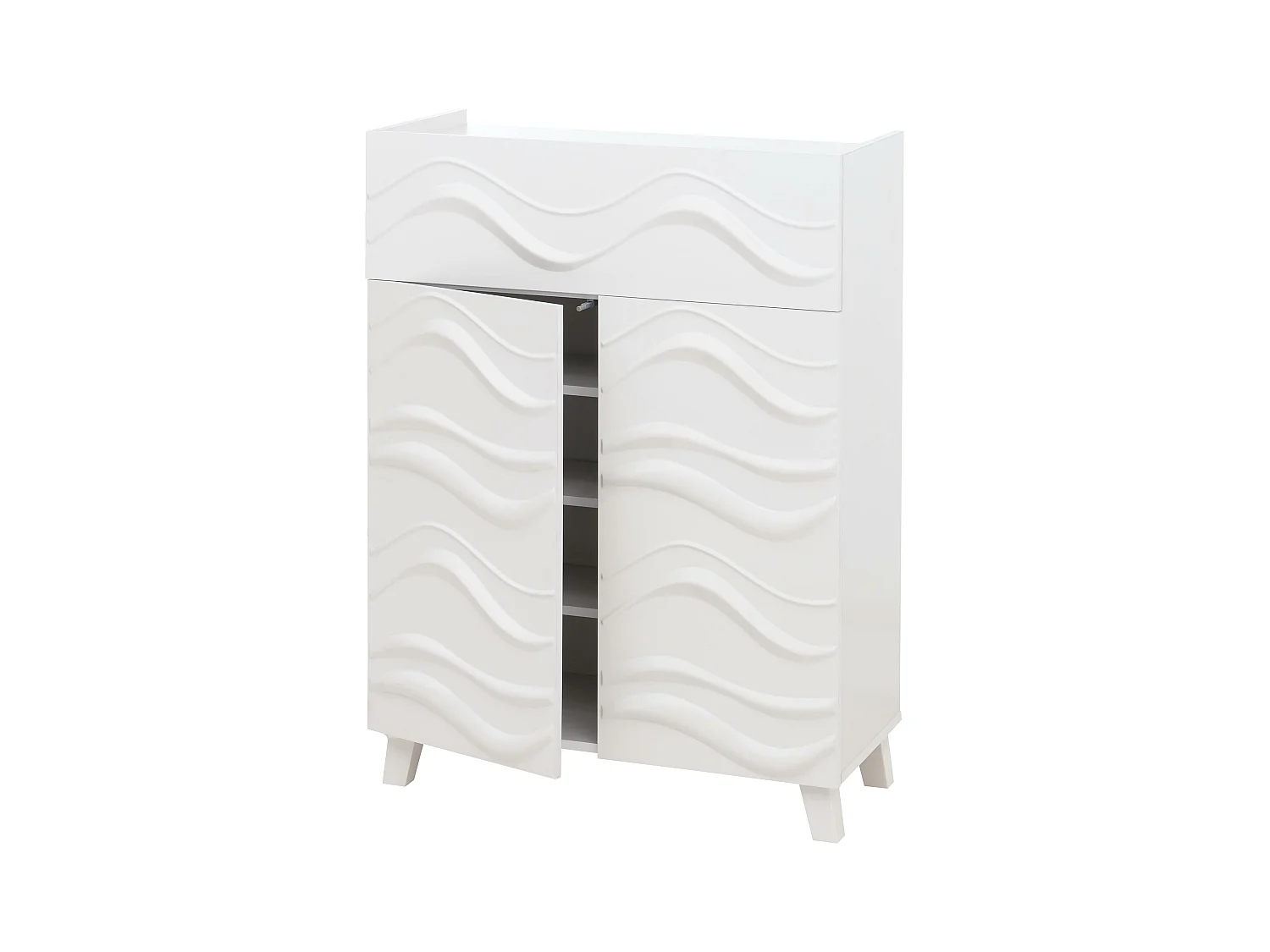 Commode MCW-N86,  blanc