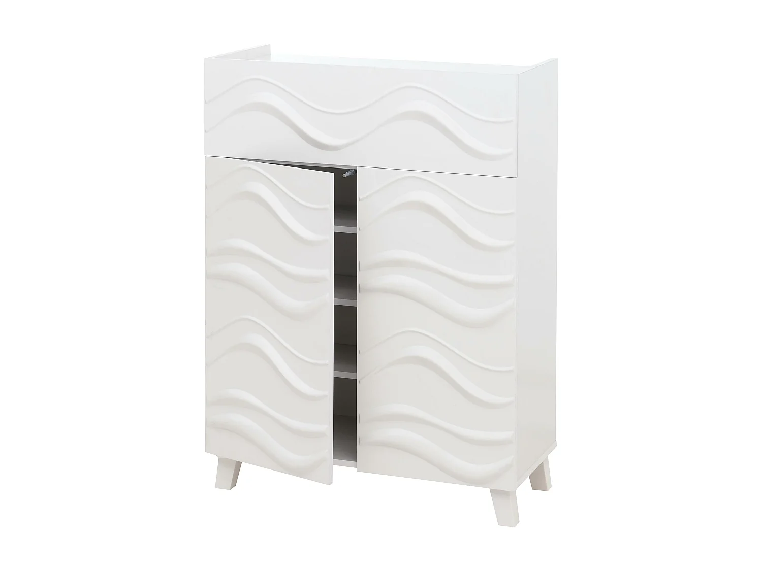 Commode MCW-N86,  blanc