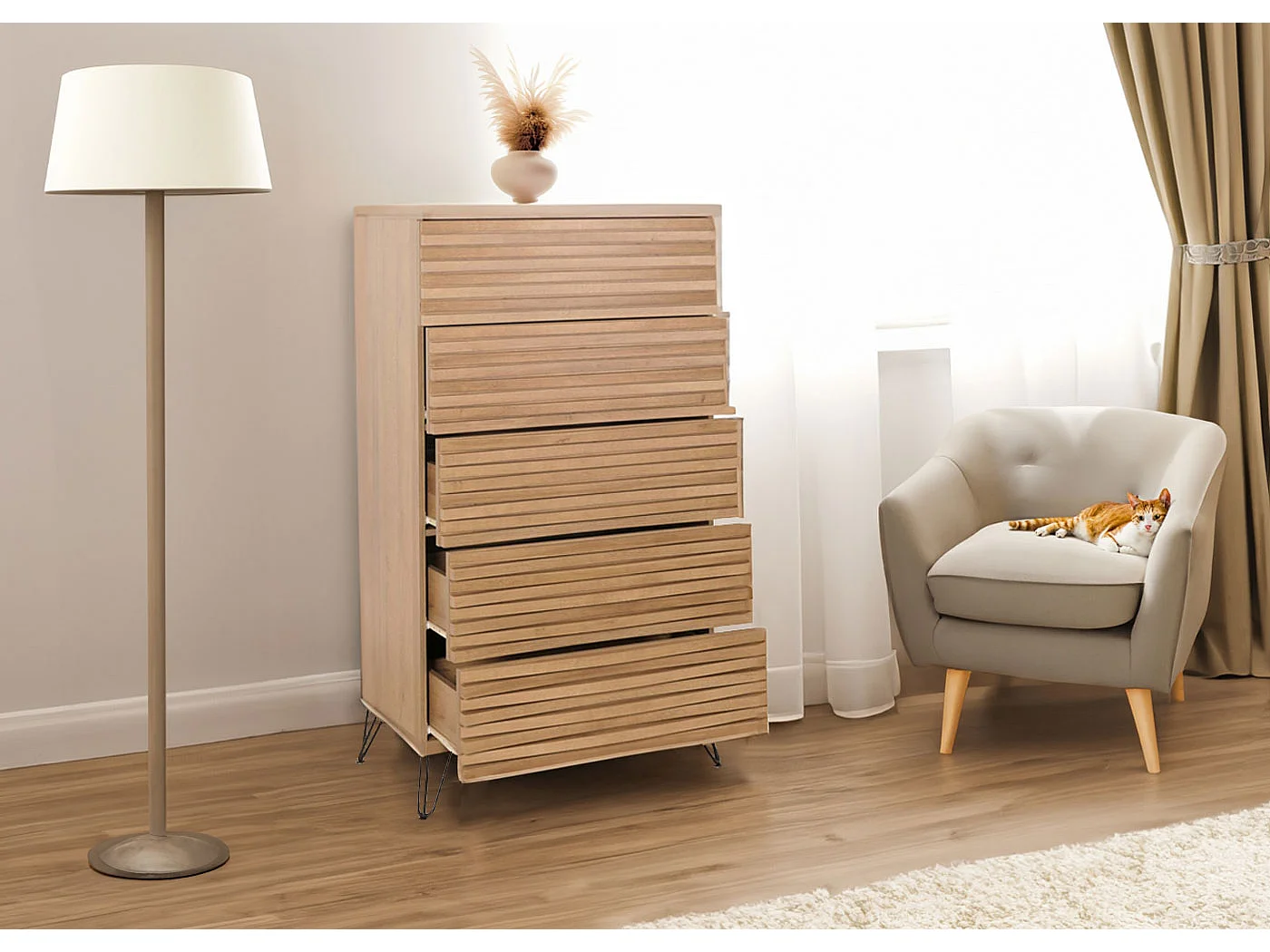 Commode MCW-M49,  natuur