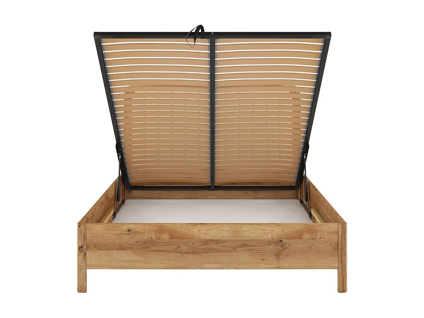 Łóżko dębowe Visby MODENA BC, 180X200, lakier naturalny/ecru