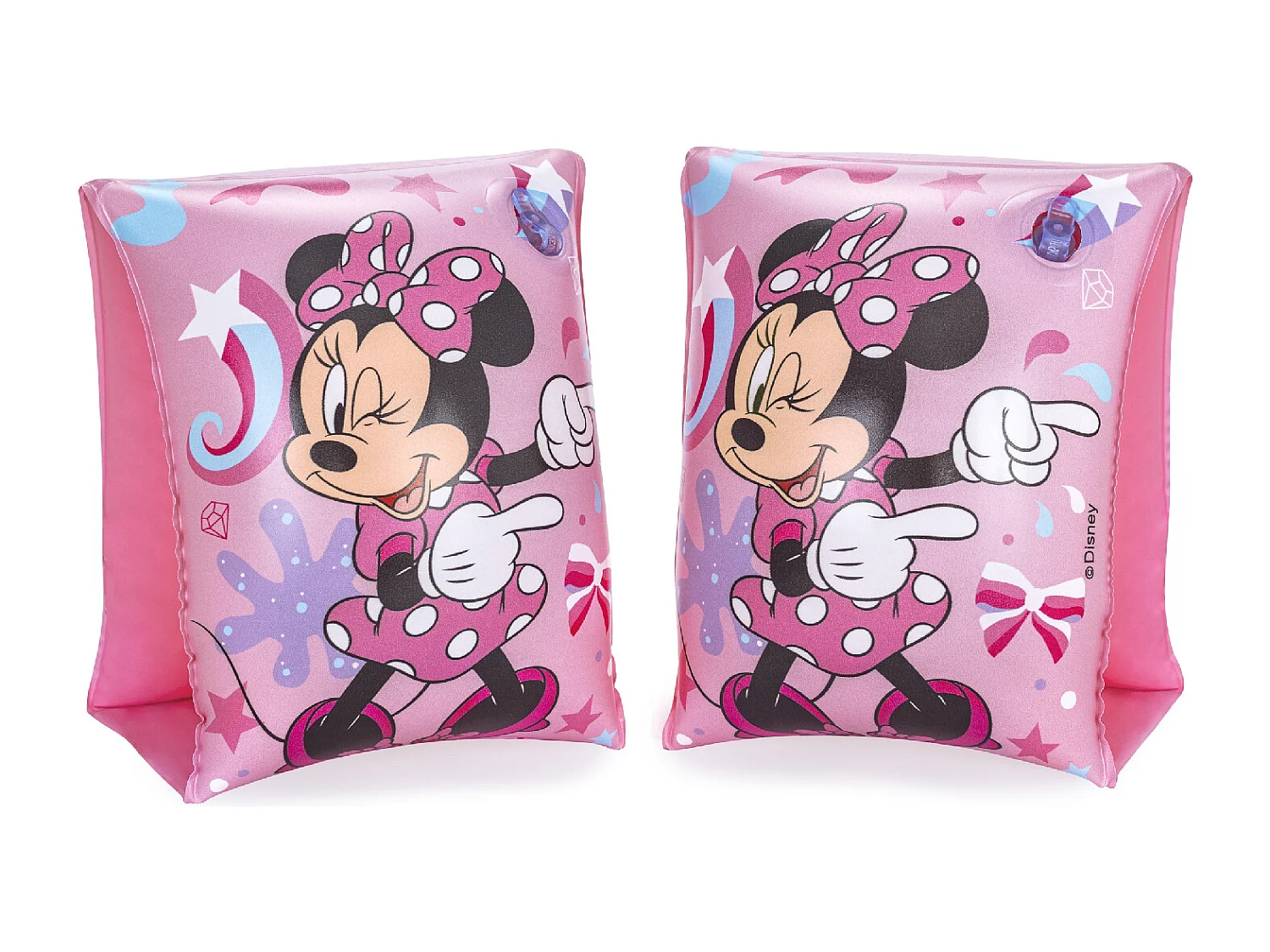Braccioli Gonfiabili per Bambini da 3 a 6 Anni Bestway 17x12 cm Design di Minnie Mouse Doppia Camera D'Aria