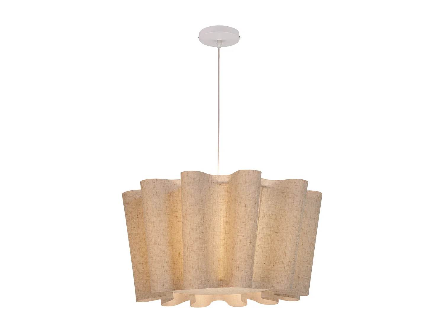 Suspension luminaire en plastique pour plafond de lanterne d40cm x h20cm