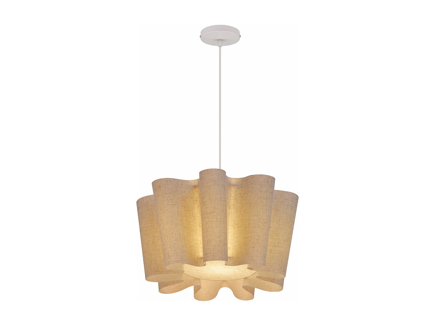 Suspension luminaire en plastique pour plafond de lanterne d60cm x h26cm