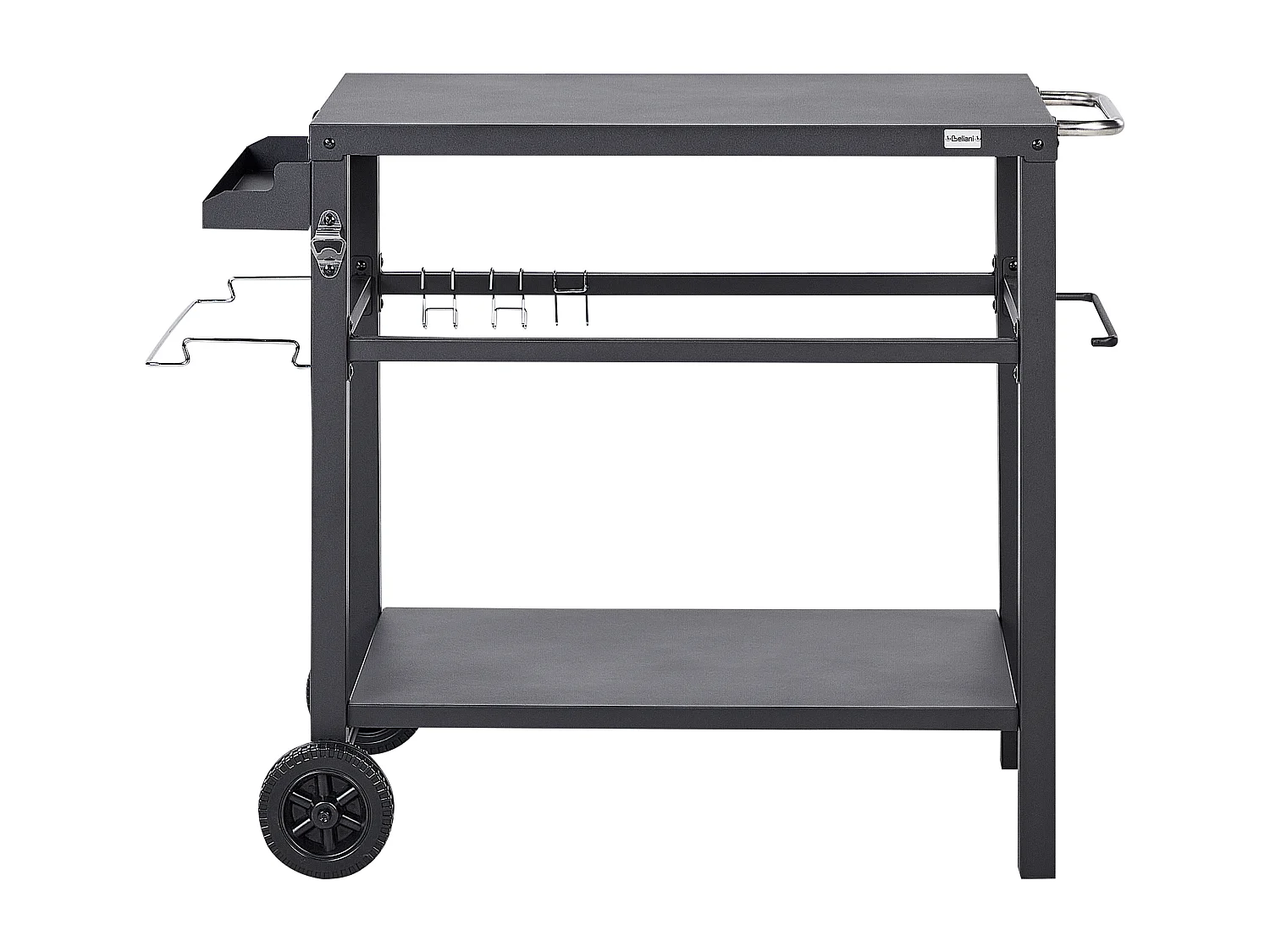 Chariot de service de jardin STALETTI Métal Noir