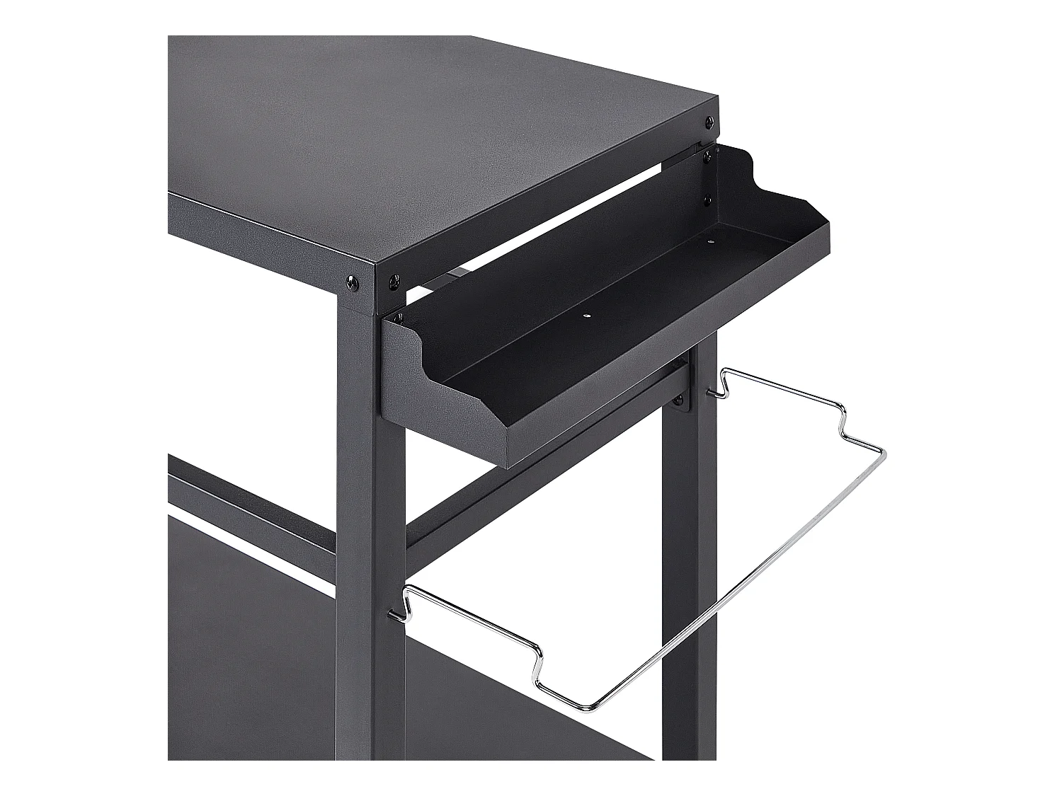 Outdoor-Servierwagen STALETTI Metall Schwarz
