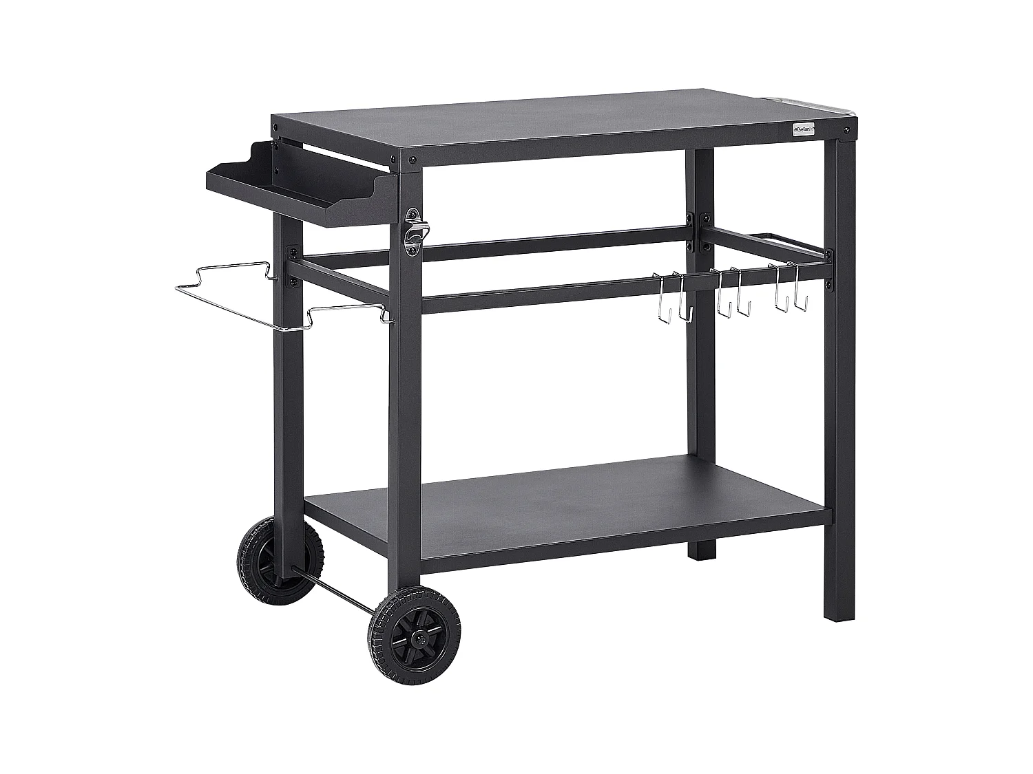 Outdoor-Servierwagen STALETTI Metall Schwarz