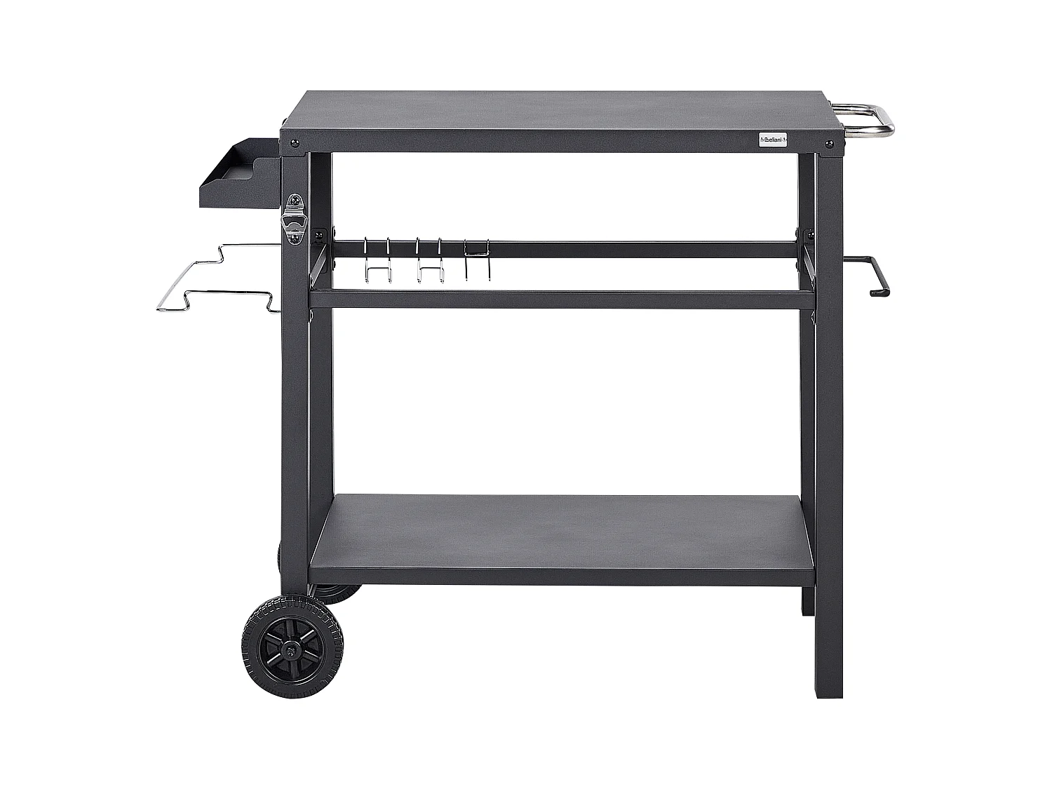 Outdoor-Servierwagen STALETTI Metall Schwarz