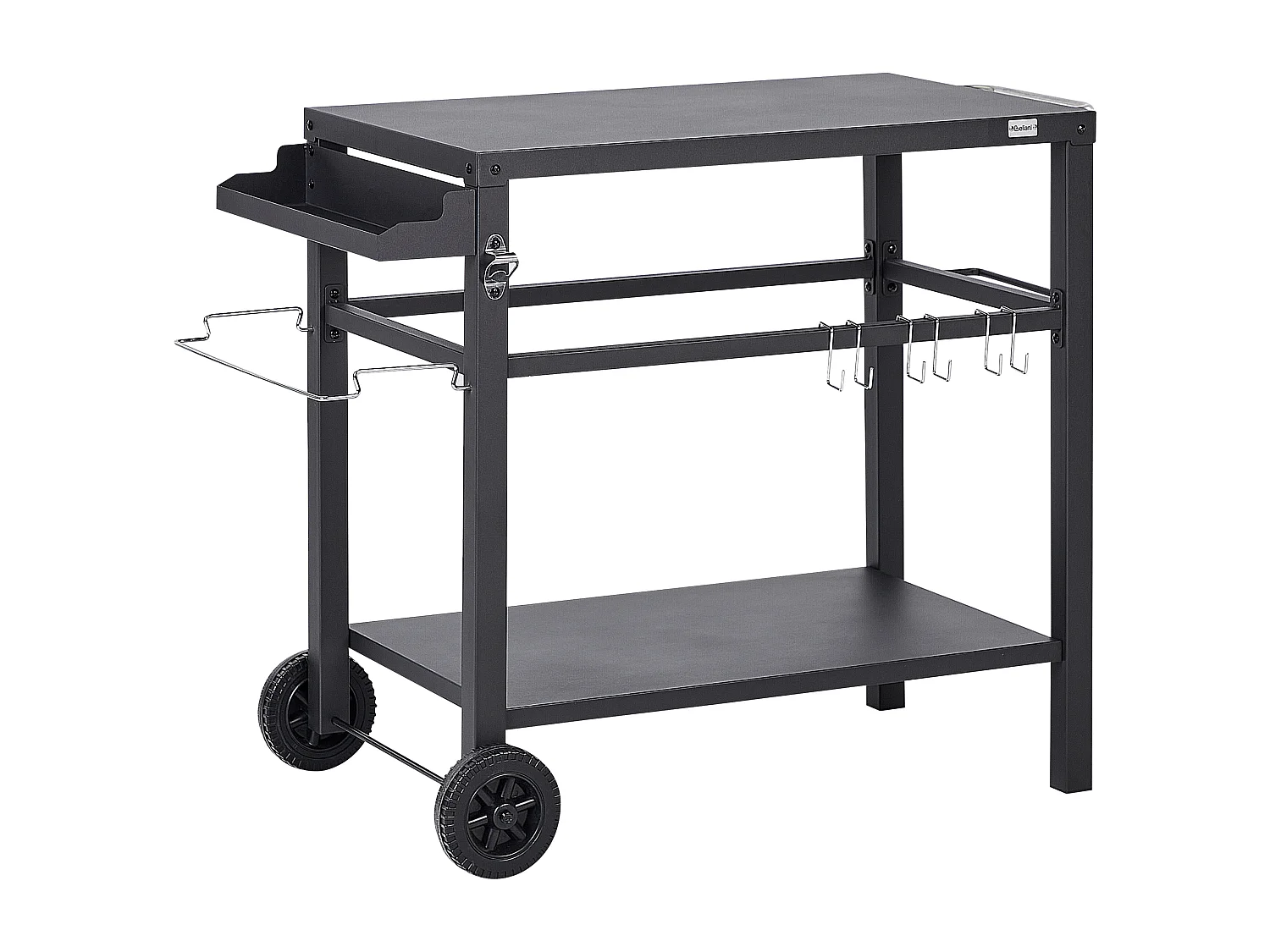 Outdoor-Servierwagen STALETTI Metall Schwarz
