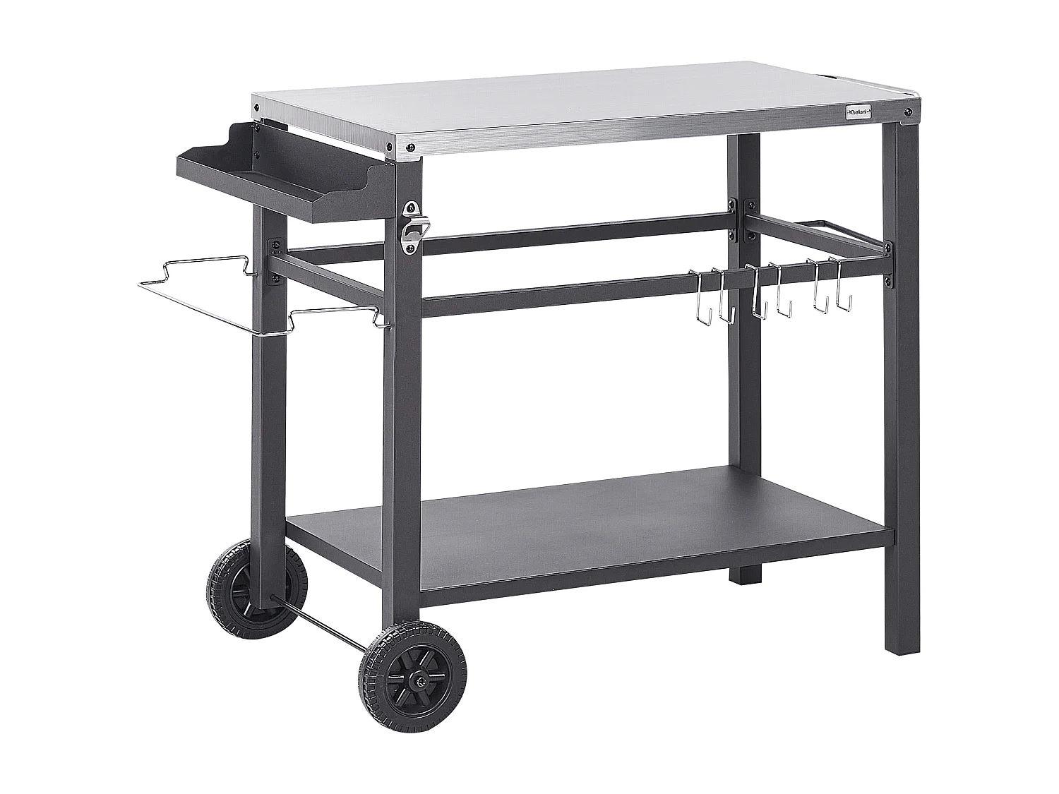 Chariot de service de jardin SPIAZZI Métal Noir