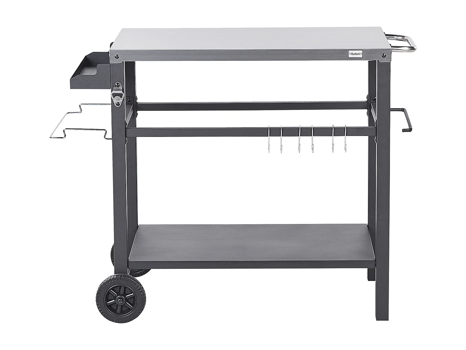 Chariot de service de jardin SPIAZZI Métal Noir