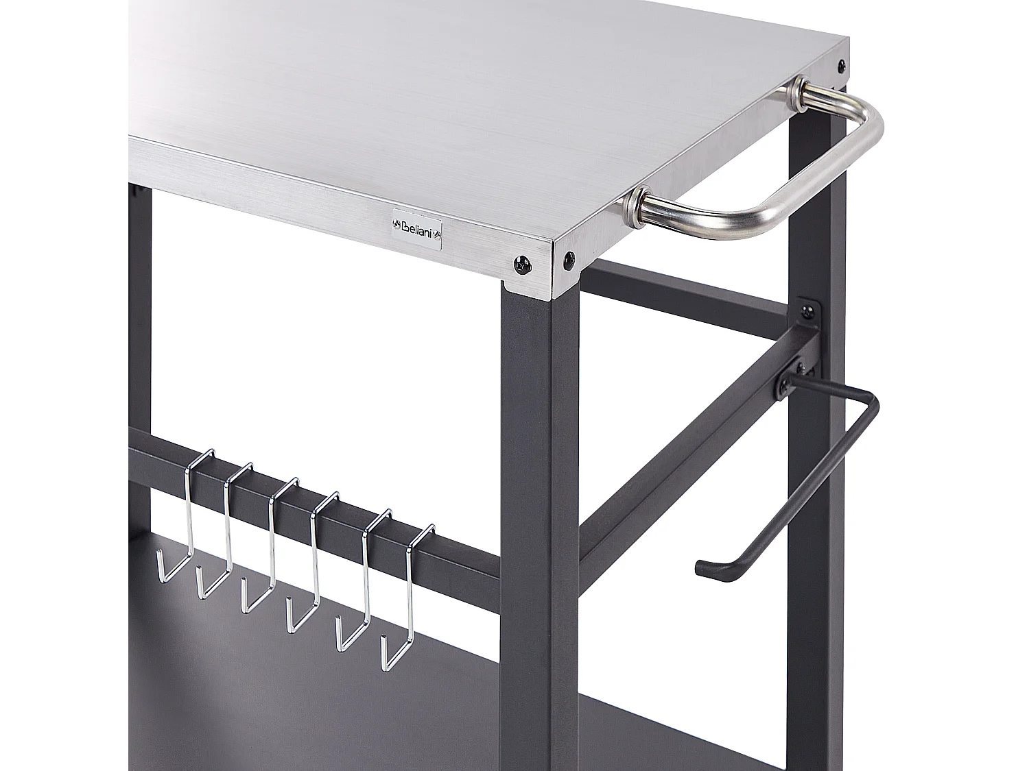 Chariot de service de jardin SPIAZZI Métal Noir