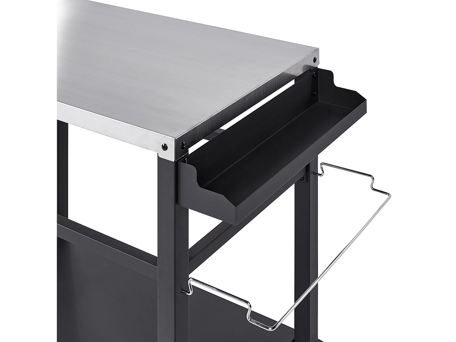 Chariot de service de jardin SPIAZZI Métal Noir