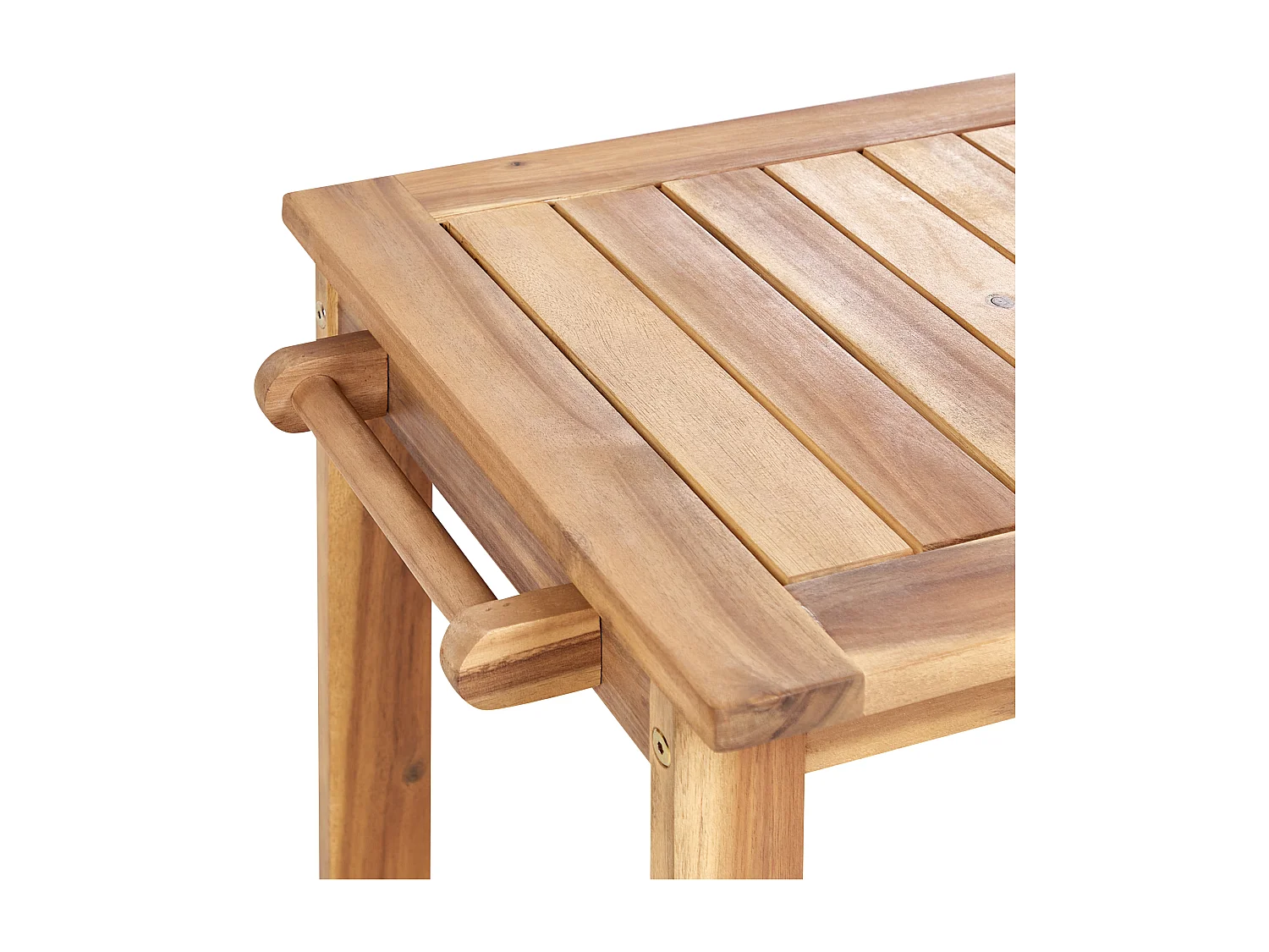 Chariot à boissons de jardin SASSARI II Bois d'acacia certifié Marron clair