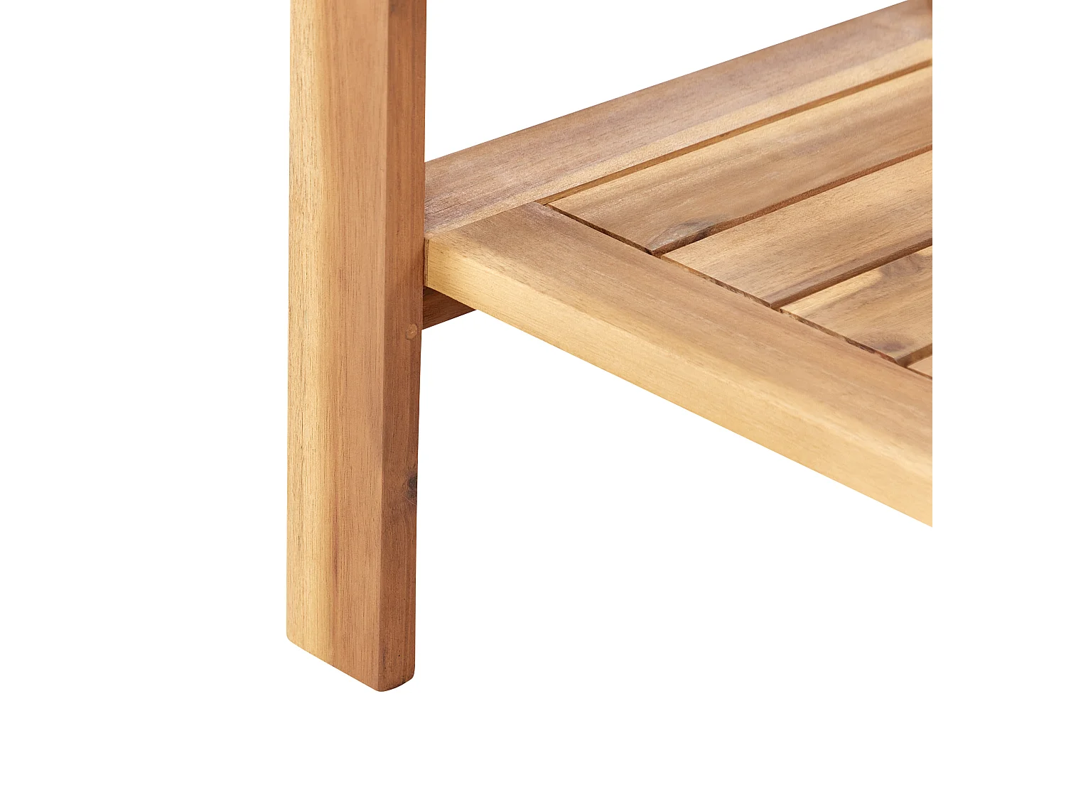 Chariot à boissons de jardin SASSARI II Bois d'acacia certifié Marron clair