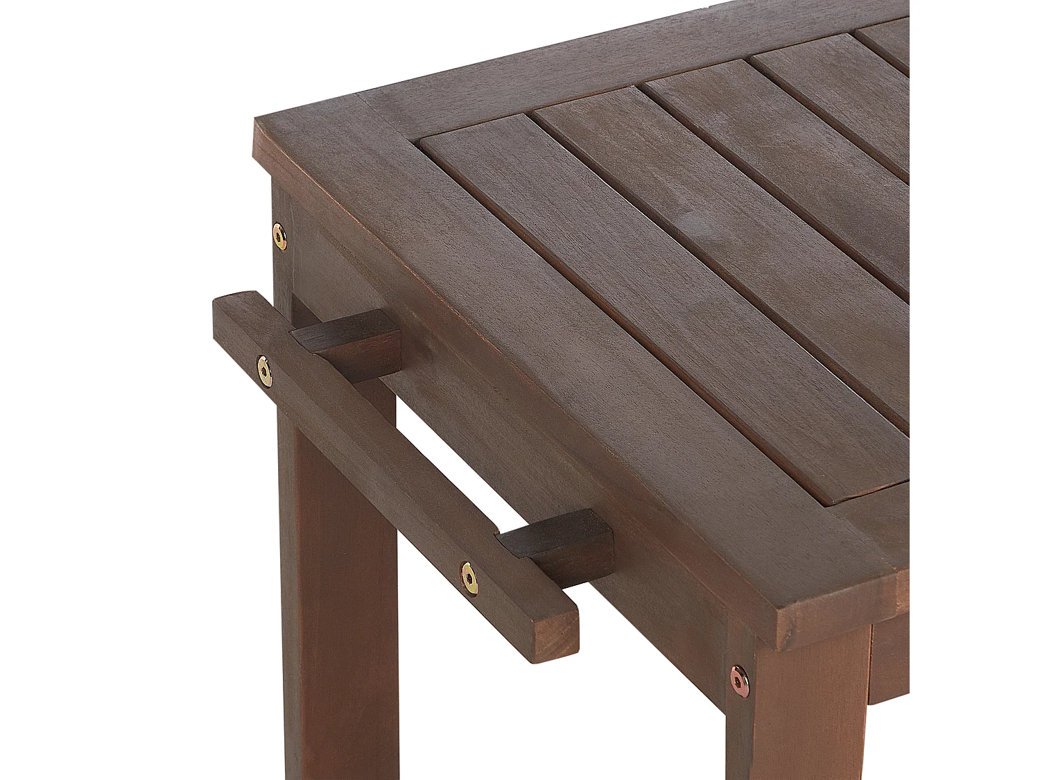 Chariot à boissons de jardin SASSARI Acacia Marron foncé