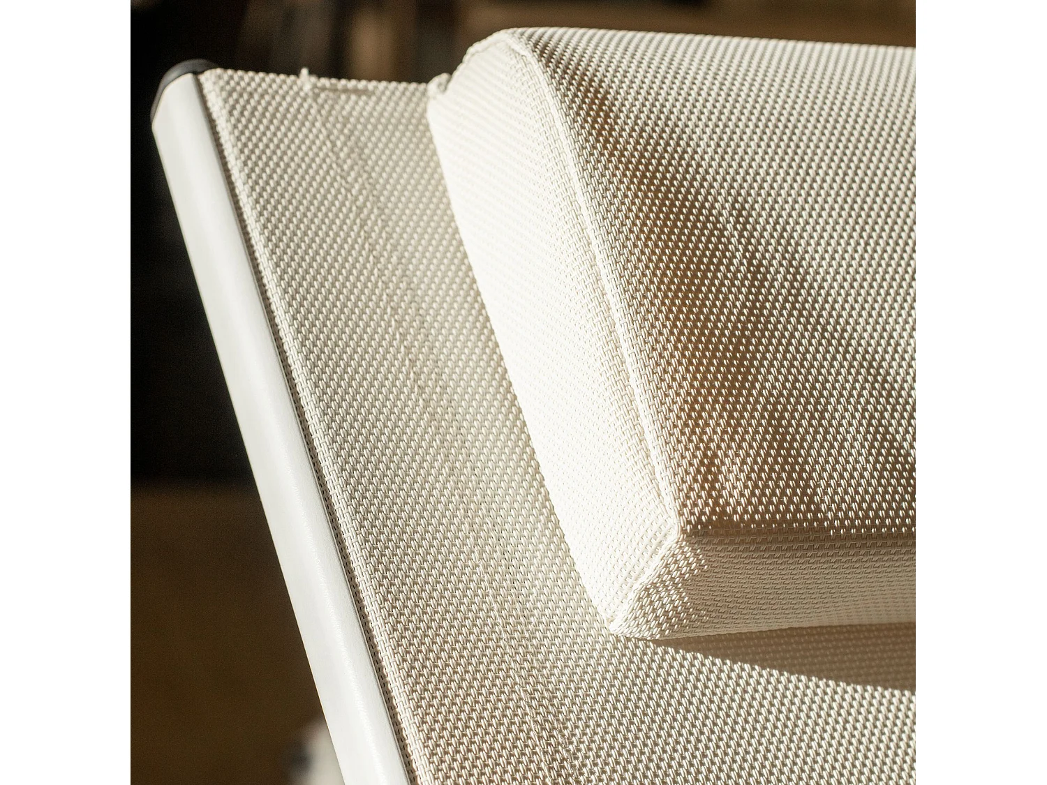 Now's Home - Lot De 2 Chaises Longues En Acier Inoxydable Blanc