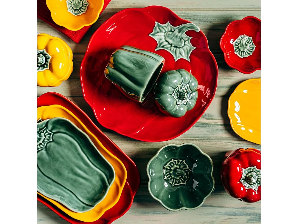 Pot à épices poivron 11x15 cm