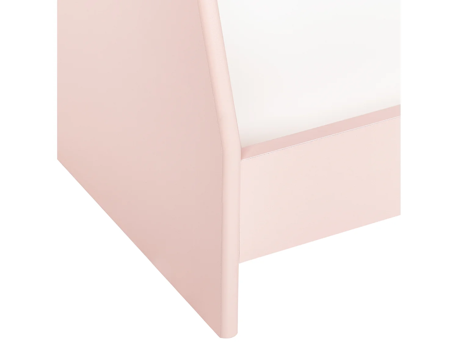 Bibliothèque 4 étagères LILOET 70 cm Rose pastel