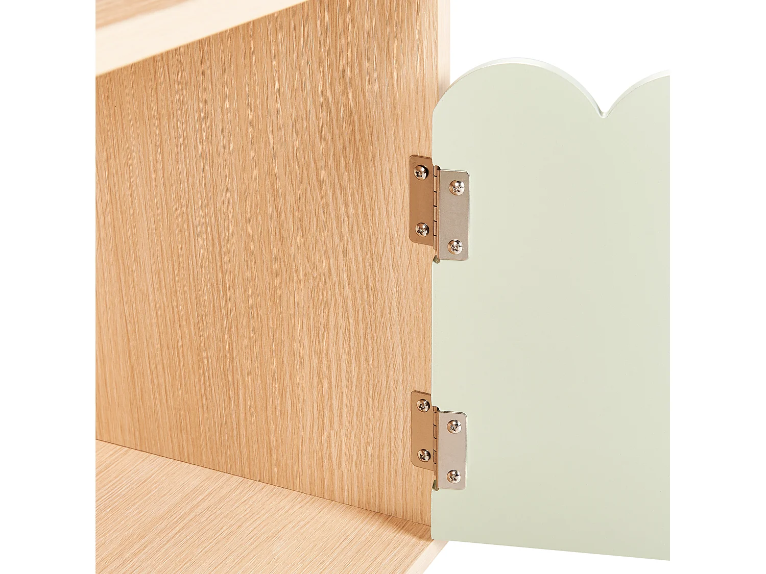 Bücherschrank LACKEY Holzwerkstoff 86 cm Hellgrün
