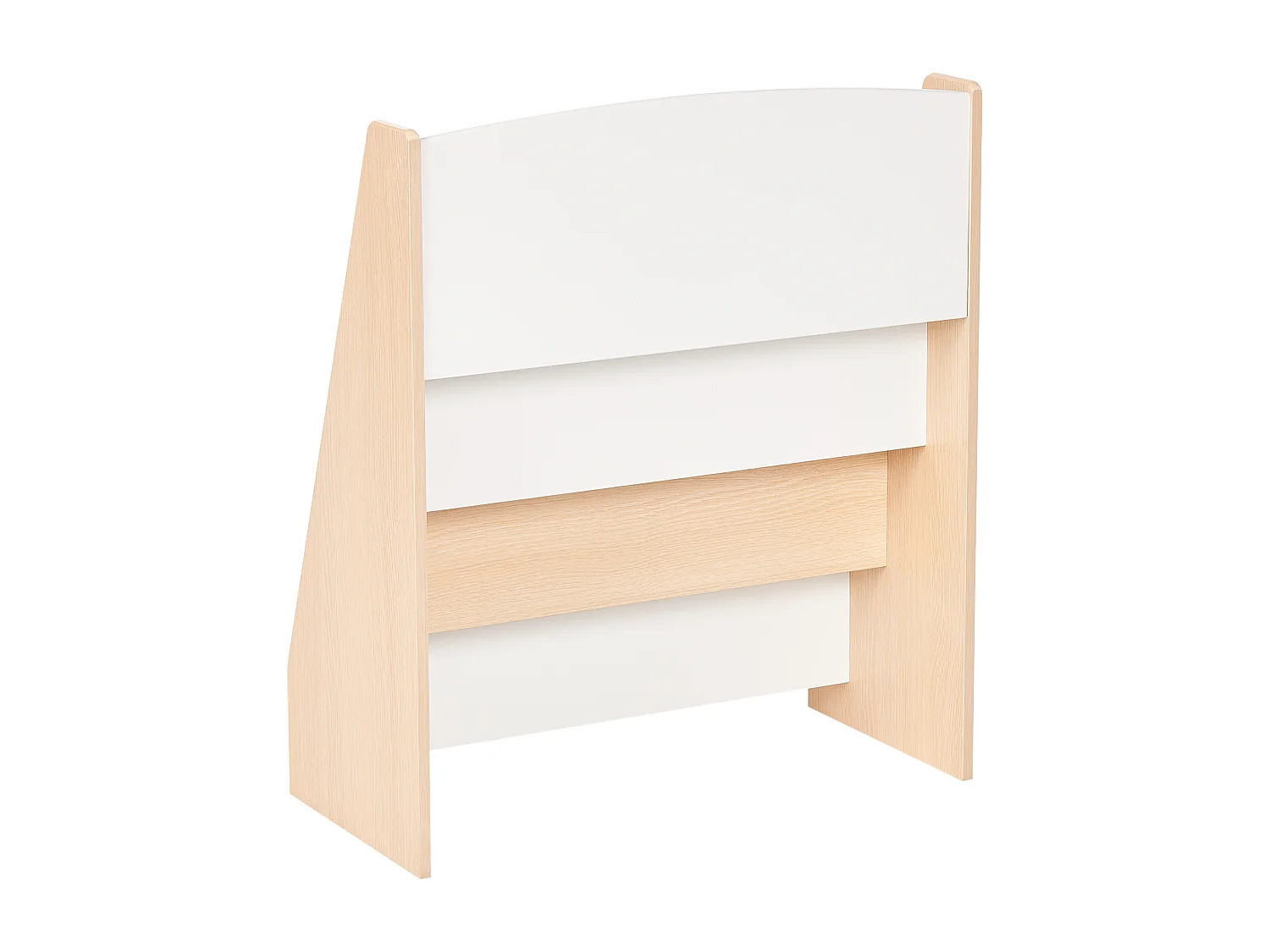 Boekenkast met 4 planken LILOET Bewerkt hout 70 cm Lichtbruin