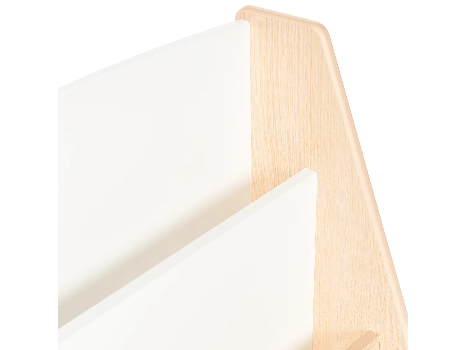 Boekenkast met 4 planken LILOET Bewerkt hout 70 cm Lichtbruin